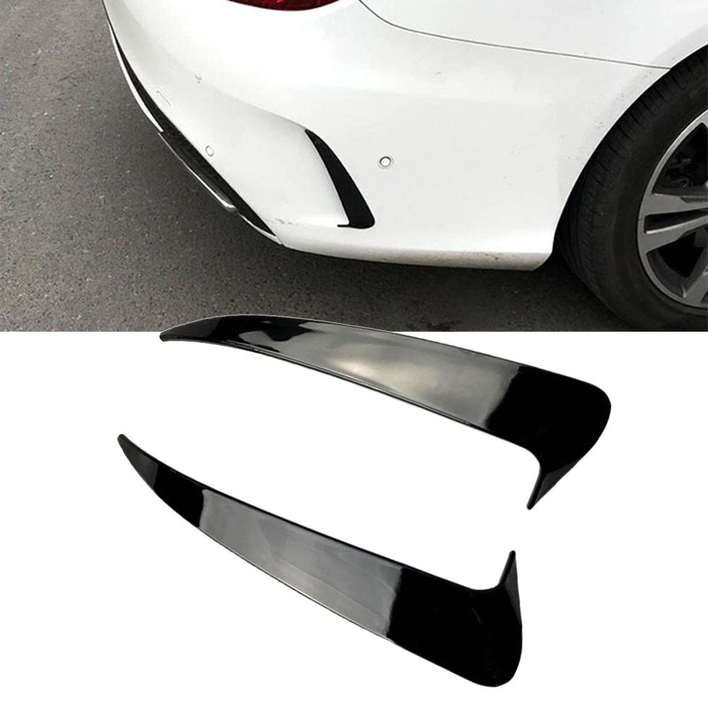 ABS-Rear Bumper Air Outlet Tail Wind Car Sticker Mercedes Benz C Class W205 Accessories For Vehicles