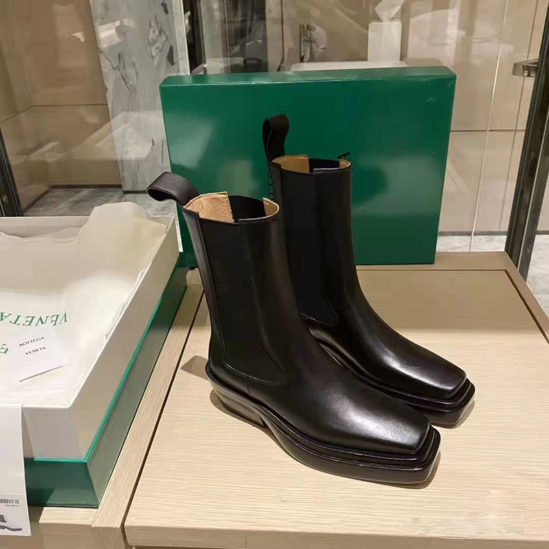 Platform Women Designer Ankle Boots High Quality Leather Autumn Winter Ladies Thick Sole Casual Shoes Female Botas De Mujer EU36-43