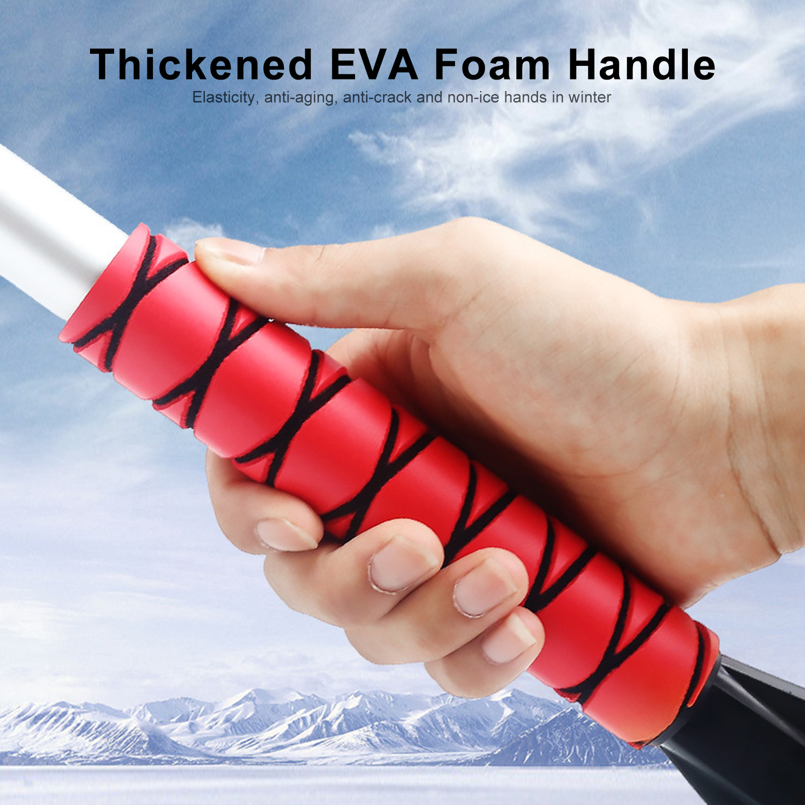 Car Ice Scraper Detachable Snow Remover Snow Brush Multifunctional Ice Shovel Cleaning Tool Thickened EVA Handle ea243