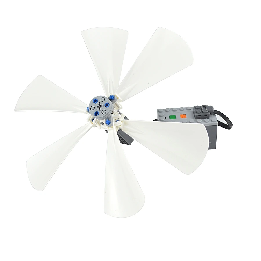 Compatible 89509 EV3 MOC Technical Propeller Parts The Wind Fan Blades Building Block Accessories Toys For Children Gifts