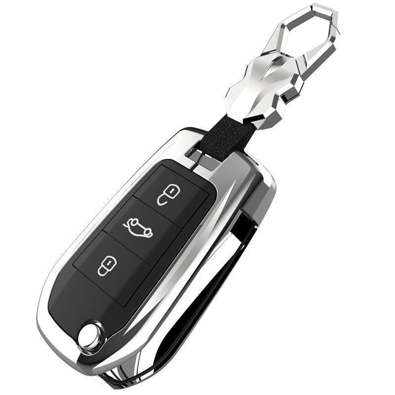 New Zinc Alloy Car Key Case Cover Shell for Peugeot 208 307 308 408 508 2008 3008 4008 5008 For Citroen C4 C3 C6 CACTUS Keychain
