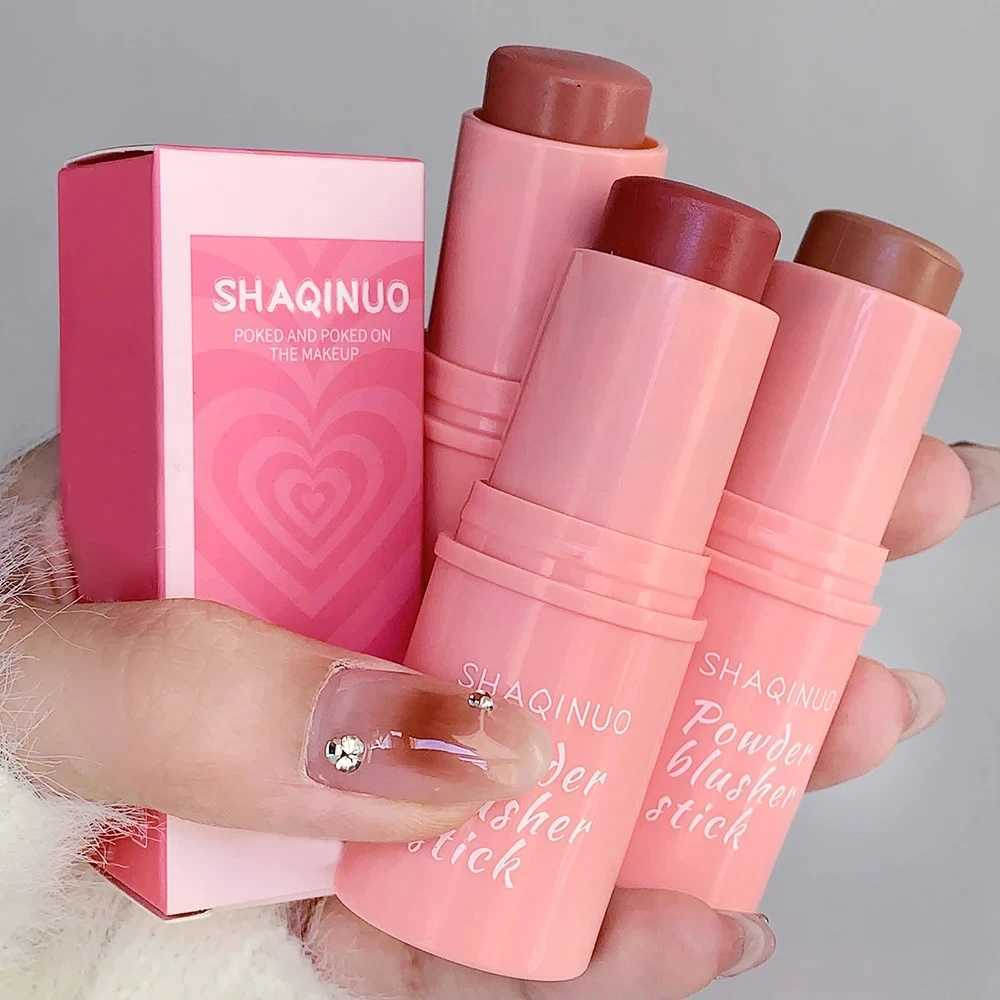 Smooth Blush Stick Naturally Saturated Long-lasting Waterproof Natural Blush Brightening Skin Tone Expanding Color Blush StickXJ241111