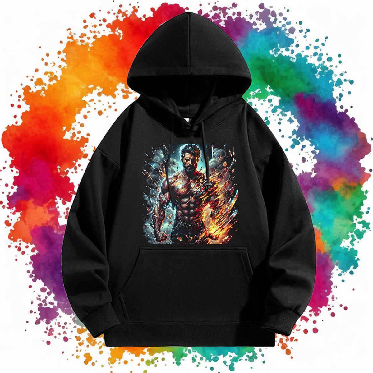 Customized Hoodie For Man Hooded Collar Long Sleeve Unisex Men's Hooded Sweatshirt Custom Print Plus Size Clothes Hoodie Spring Autumn Cotton 350