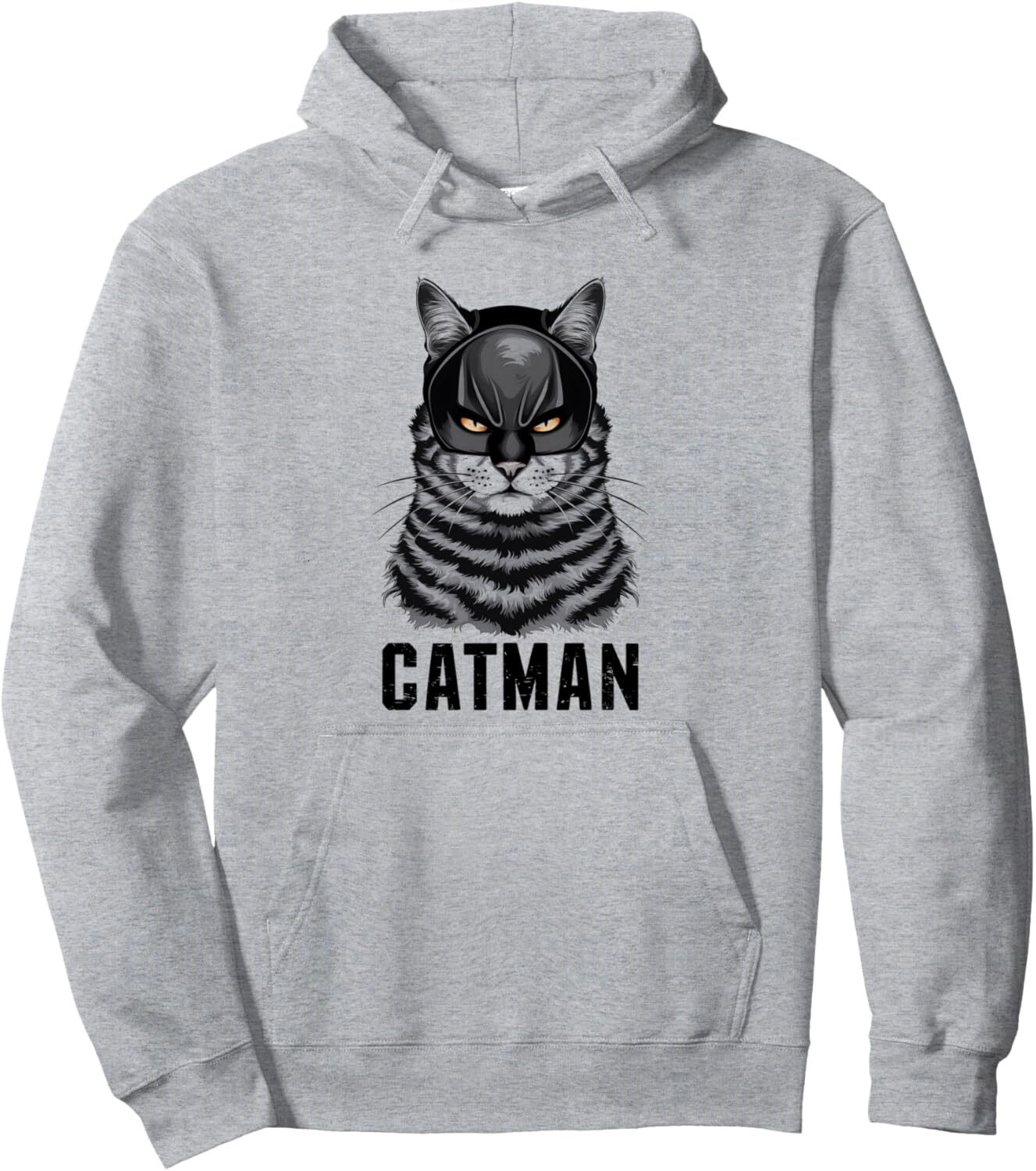 Hoodie for Mens Womens Catman Superhero Cat Dad Cat Mom Funny Cat Lover Design Pullover Hoodie Graphic Hoodies sweatshirt