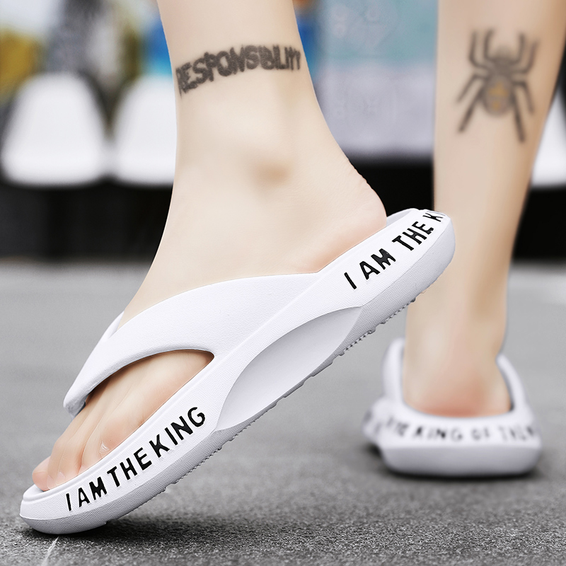2023 New Men Flip Flops Men Slides Slippers Indoor Outdoor Sandals Man Slippers Soft Bottom Home Shoes Beach Slippers Flip Flops