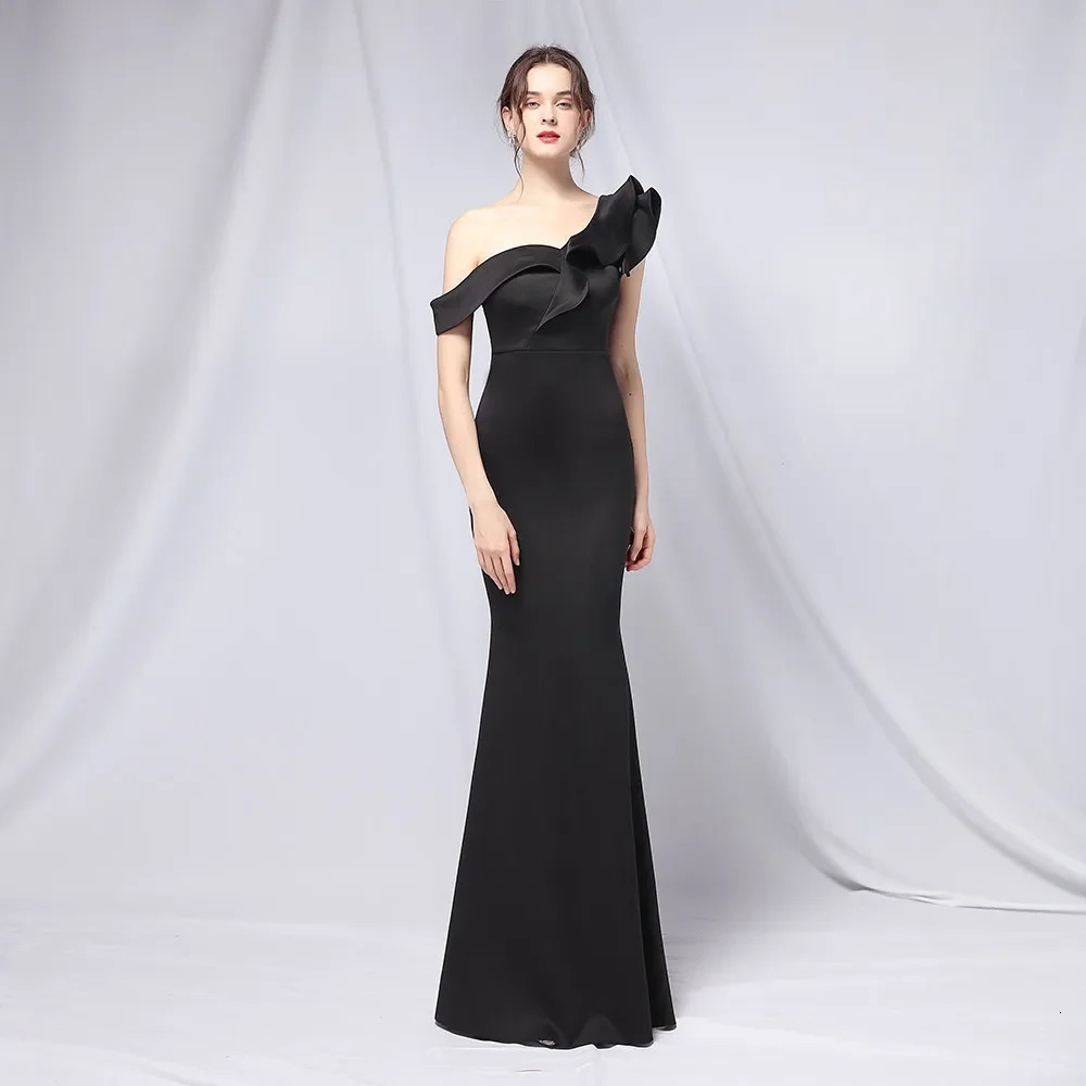 Korean Long Onepiece Evening Reception Playing Party Dress Selfwedding Shoot Guest Review Many Mermaid Elegant Bridesmaid Prom 240327