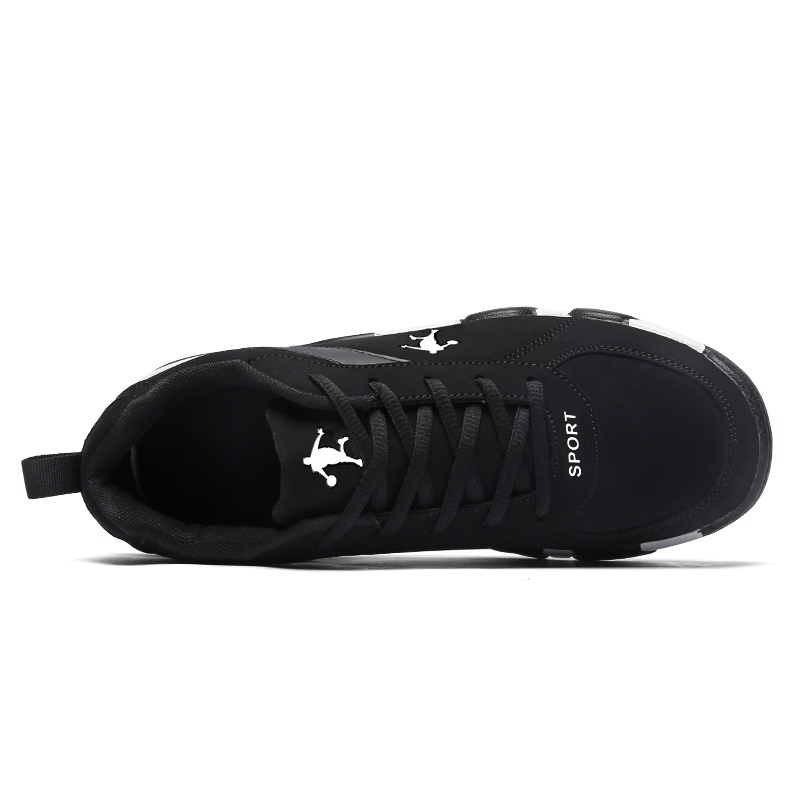 Retro Fashion Sneakers Men Casual Shoes Suede Leather Men Shoes Breathable Massage Walking Shoes Comfty Platform Board Shoes
