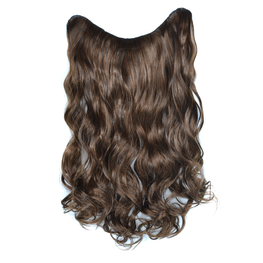 Synthetic Clip In Hair Extensions 4-clips 27H613# 2# 613# Color High Temperature Fiber Wavy Curly