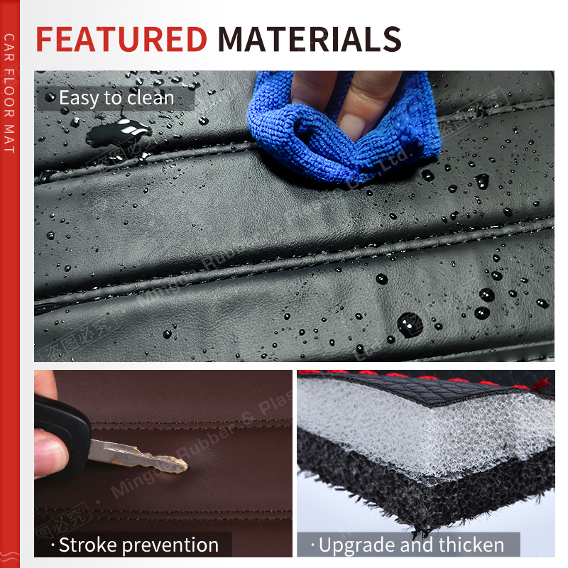 Custom Car floor mats for AUDI A7 2012 2013 2014 2015 2016 2017 2018 auto foot Pads automobile carpet cover interior accessories