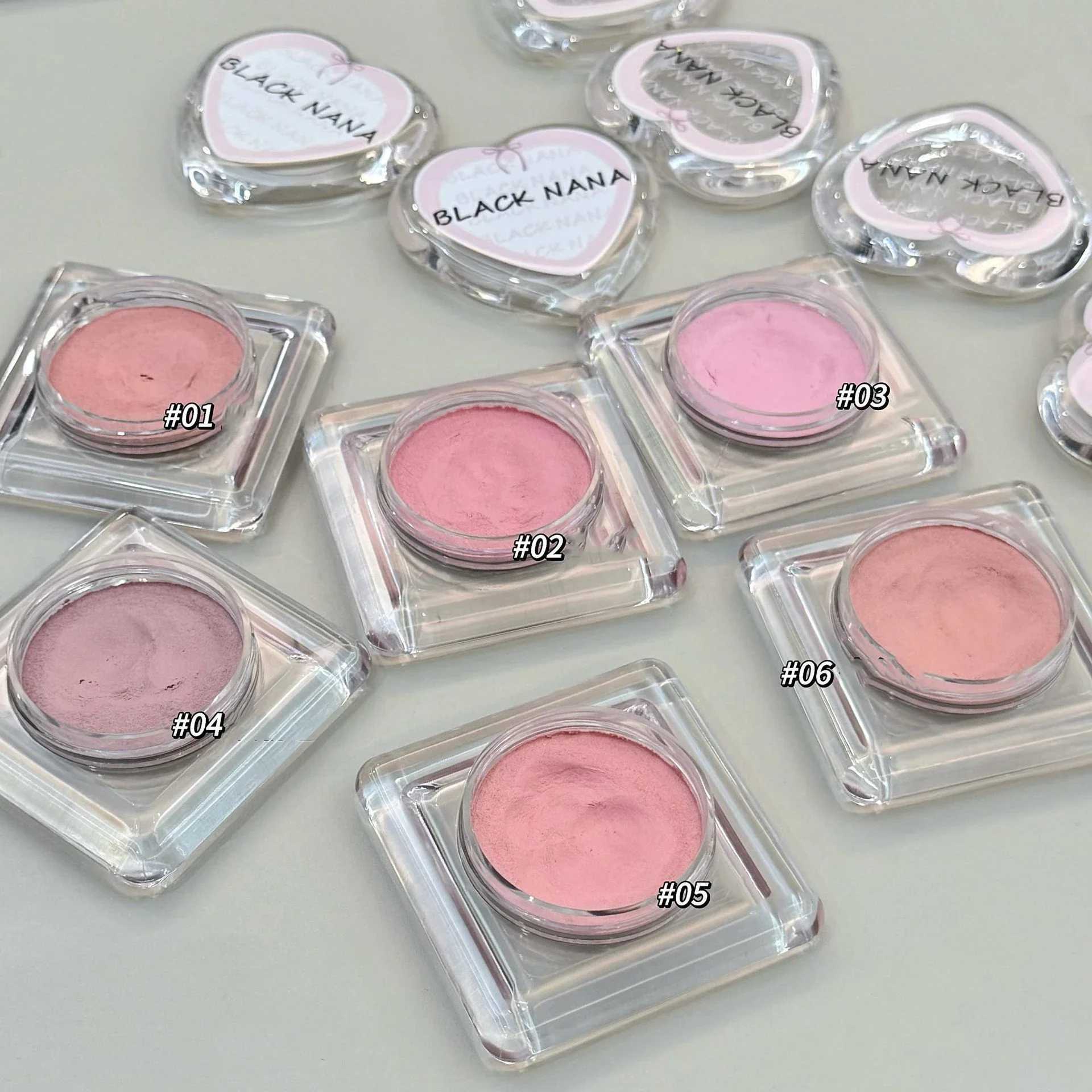 Monochrome Blush Mud Contouring Matte Natural Cheek Tint Milk Pink Brightening Skin Low Saturation Waterproof Soft Makeup CreamXJ241111