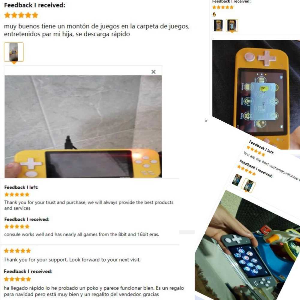 Portable Game Players X20 mini 4.3 inch I screen Handheld Portable Game Console 32GB 8GB 5000 games for 8/16/32 bit Arcade Video games child gift z241