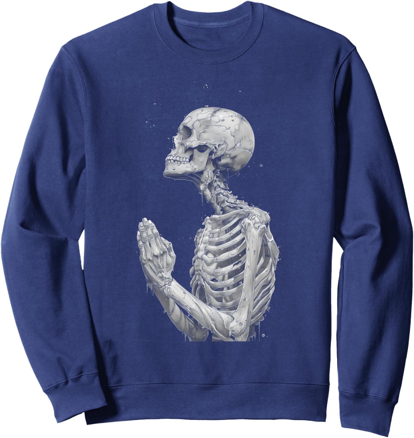 Long Sleeve Shirts for Men sweatshirt Skeleton Anatomy Bones Skull Spooky Halloween Costume Party Sweatshirt T shirt Tee Streetwear Casual tops clothe