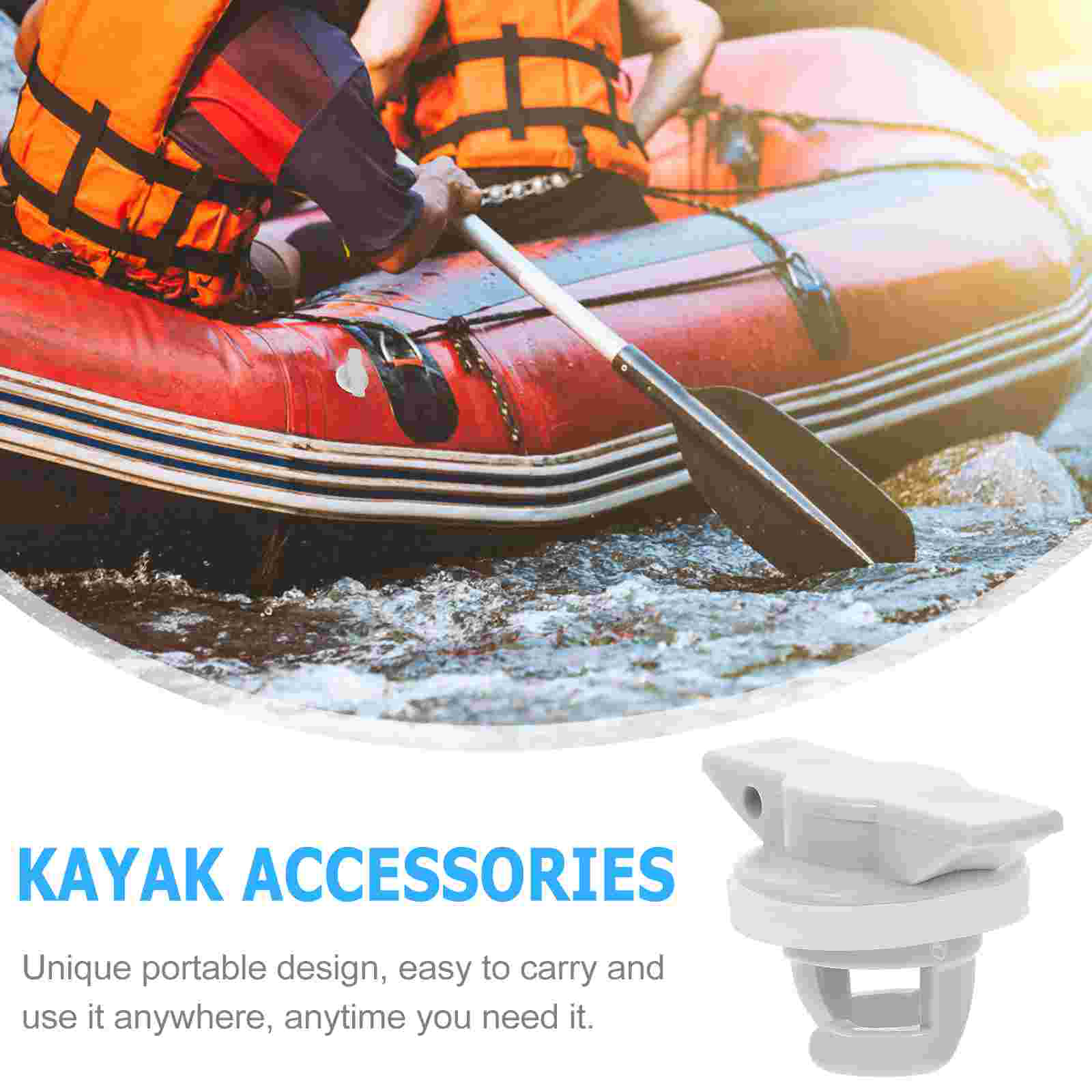Case Plug Air Boat Iate Raft Air Cover Canoe Air Vaes Canoe Vaes Plug Iatable Boat Air Plug Kayak Supplies smile