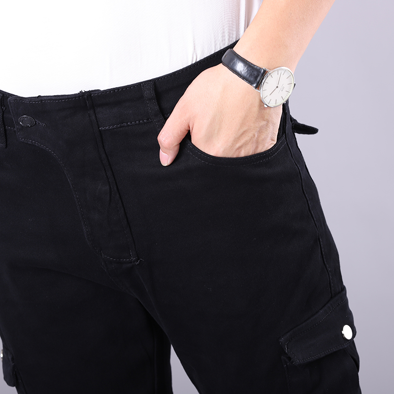 Autumn Winter Motorcycle Plush Pants Windproof Warm Outdoor Riding Double Velvet Wear Resistant Plus Plush Moto Jeans