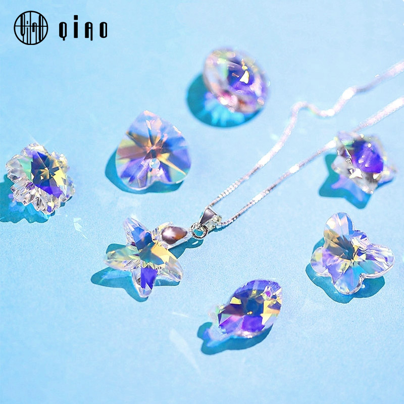 14mm 2025 28pcs/pack Crystal AB Pendant Glass beads Crystal Gems Charms new For Jewelry Making Necklaces Earrings DIY Best Quality