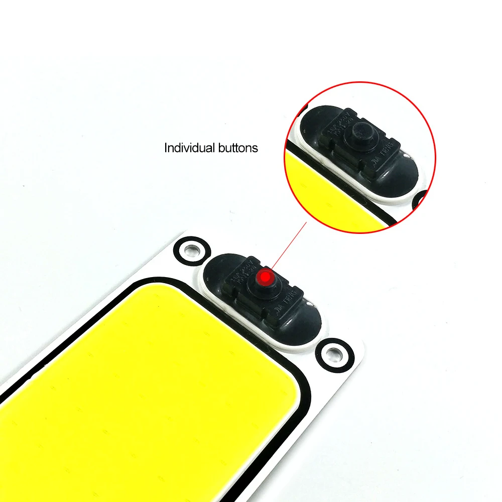 12-24V Car Interior Lighting LED Reading Night Strip Light Interior Light Dome Lamp with On Off Switch for Van Lorry Truck