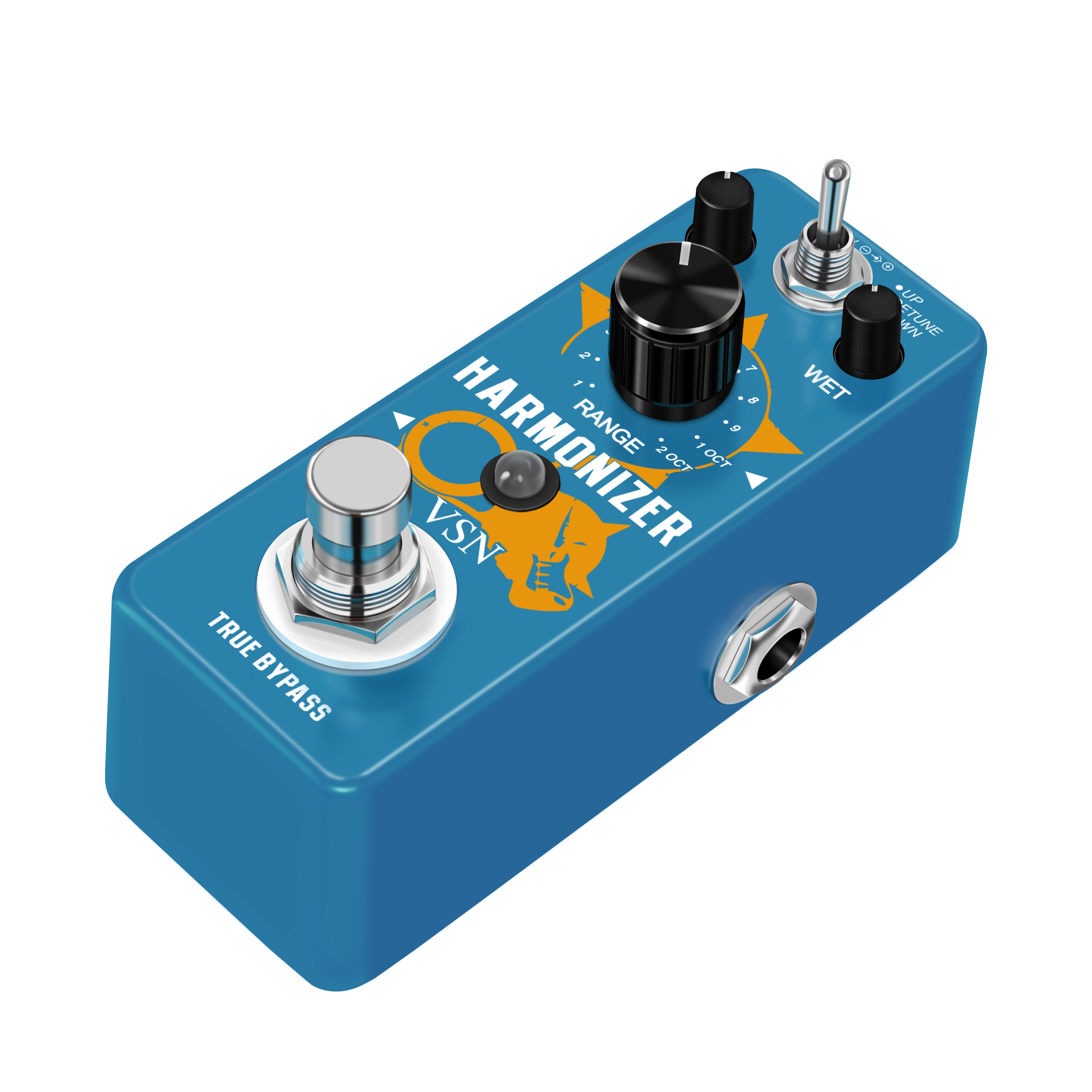 VSN Guitar Harmonizer Pedal Digital Pitch Effect Pedals Original Signal To Create Harmony Pitch Shift Detune