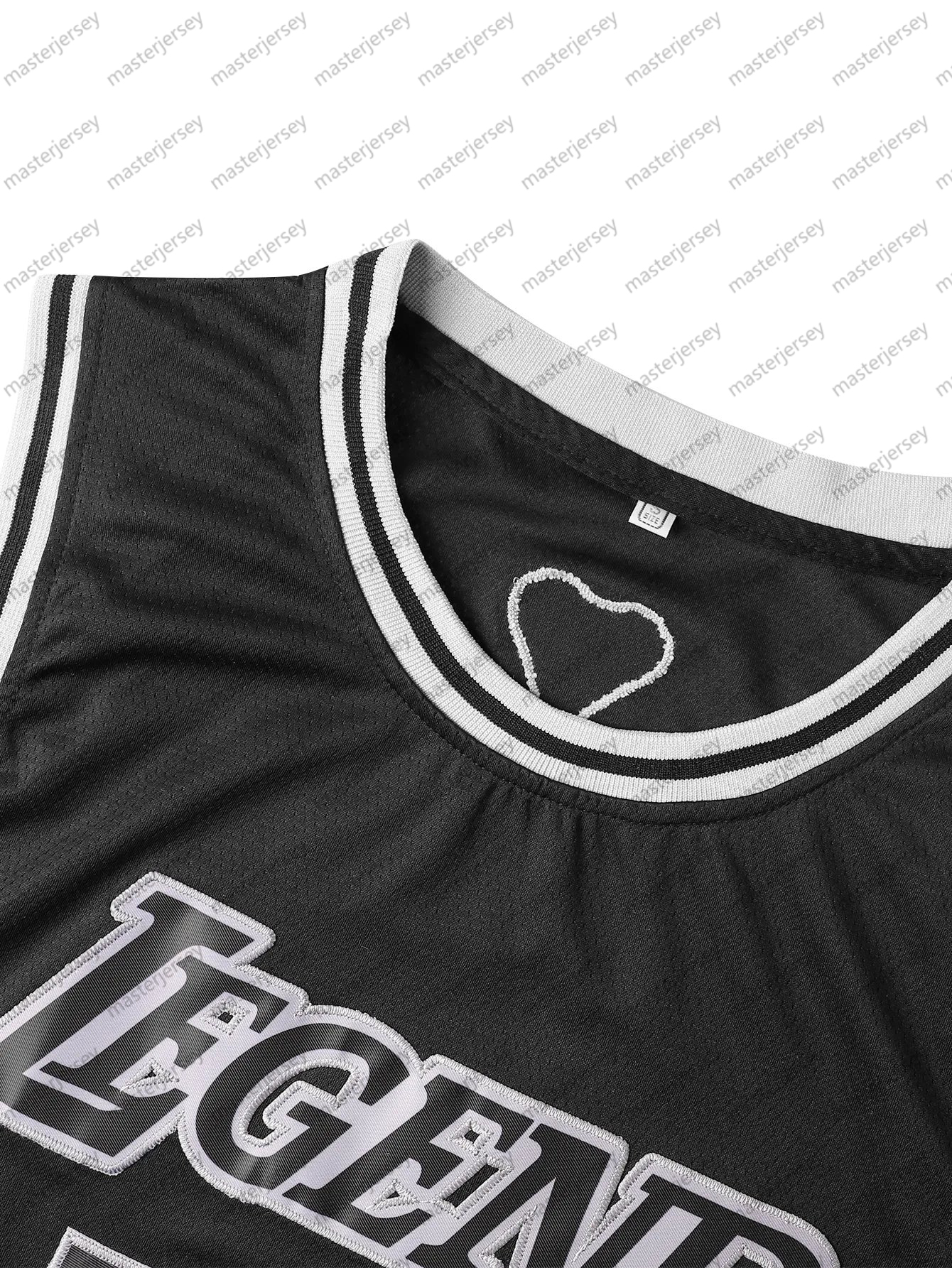 #33 SMITH Men's Basketball Jersey Sweatshirt - Embroidered Movie Mesh Letters & Numbers, Crew Neck Sleeveless Training Vest, Loose Fit Athletic T