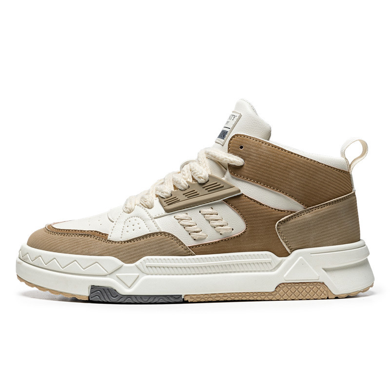Men's Spring and Autumn New Korean High Top Casual Shoes Free Shipping.
