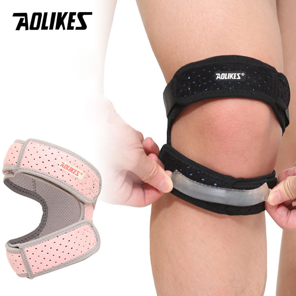 AOLIKES 1PC Dual Patella Knee Straps,Knee Brace Patella new Stabilizer for 2025 Knee Pain Relief,Running,Tennis,Arthritis,Injury Recovery