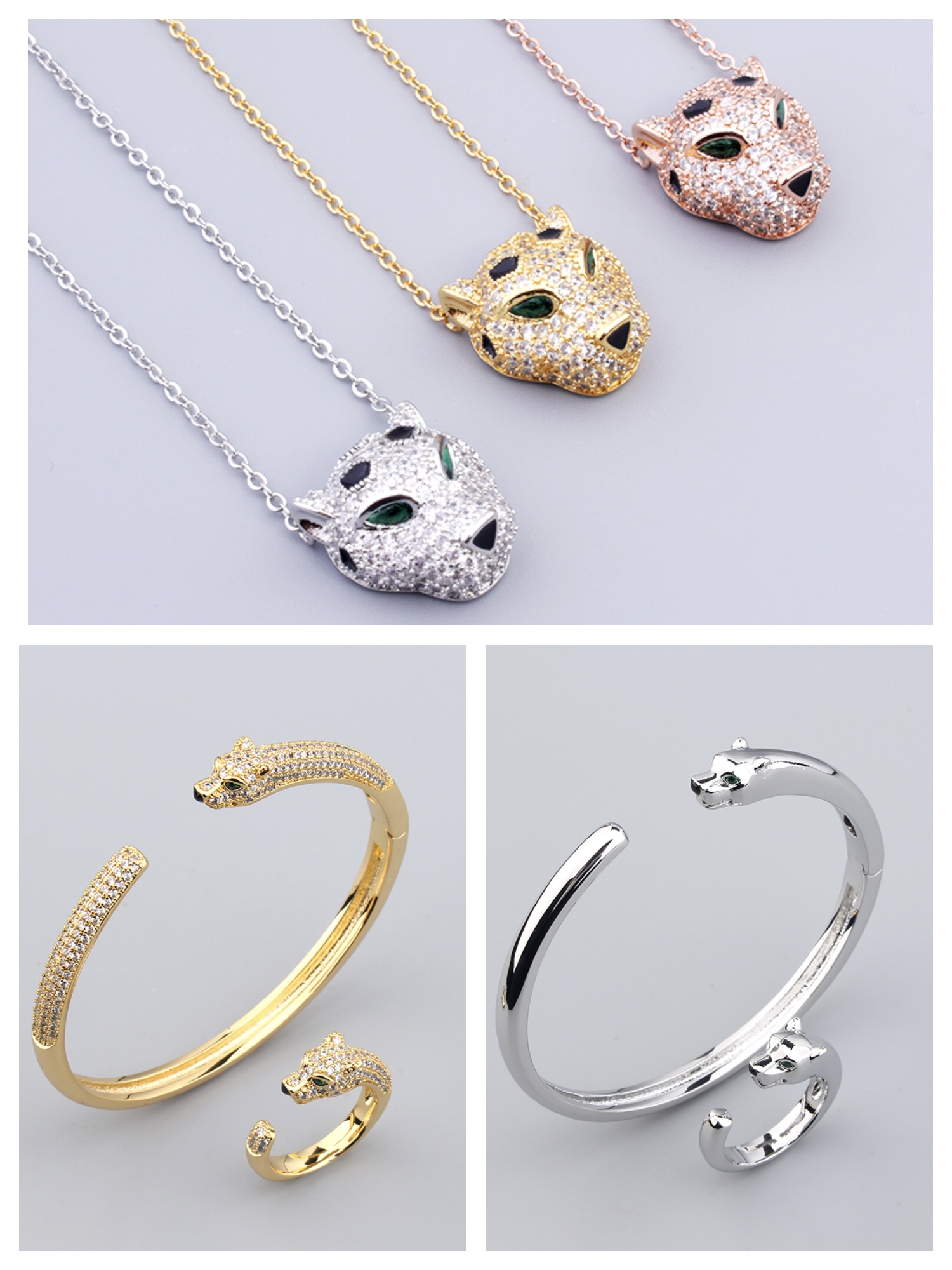 luxury gold balck Chain womens men pendant long designer necklace set jewelry bracelet necklaces Engagement set for women girls wife Couple Wedding Party cool