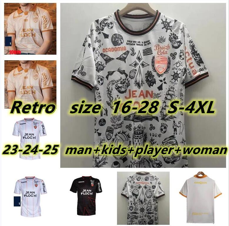 2024 FC Lorient 100tn Special Edition Soccer jerseys 23 24 25 GRBIC HAMEL E. LE FEE RADOVANOVIC DELAPLACE WISSA BOISGARD BOZOK ABERGEL Diarra football shirts 3XL 4XL