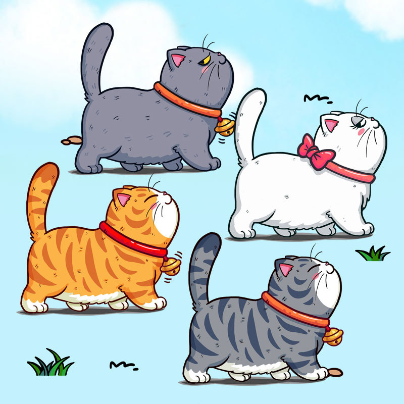 5Pcs/Set Climbing Cats Car Sticker Funny Animal Styling Waterproof Stickers Car Body Home Window Creative Decals Decoration