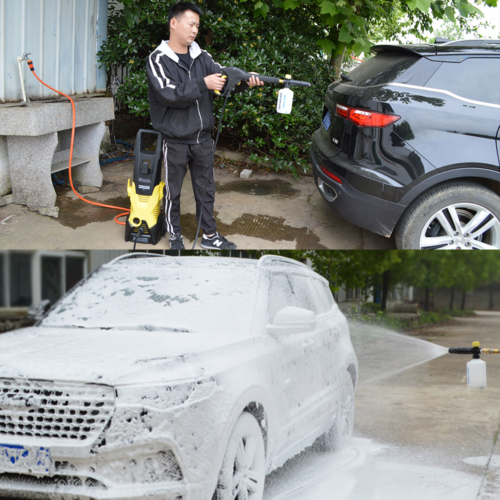 High Pressure Soap Foamer Snow foam lance car clean foam wash nozzle foam maker for Lavor Vax Bauker Lavorwash Pressure Washer