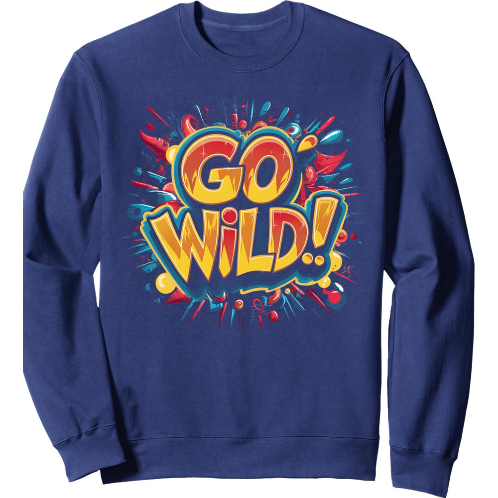 Long Sleeve Shirts for Men sweatshirt Wild Design For Men Women Kids Cool Colorful Art Graphic Tee Sweatshirt T shirt Tee Streetwear Casual tops cloth