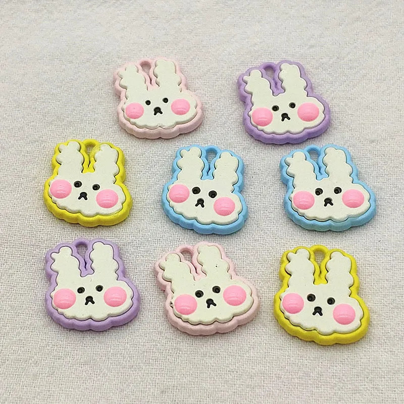 incoming 21x18mm 100 pieces zinc alloy pendant rabbit charm used for handmade necklace/earring DIY parts jewelry discovery and components 241108