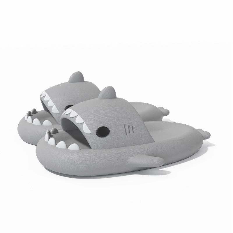 Summer 2024 Slides: EVA Soft Shark Slippers Sandals for Women Men 4