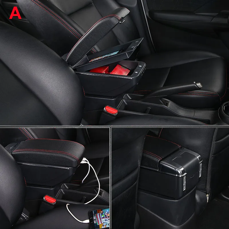 For Opel Astra Armrest Box For Opel Astra H Car Armrest 2008-2011 Interior details refitting Car Accessories Storage box USB