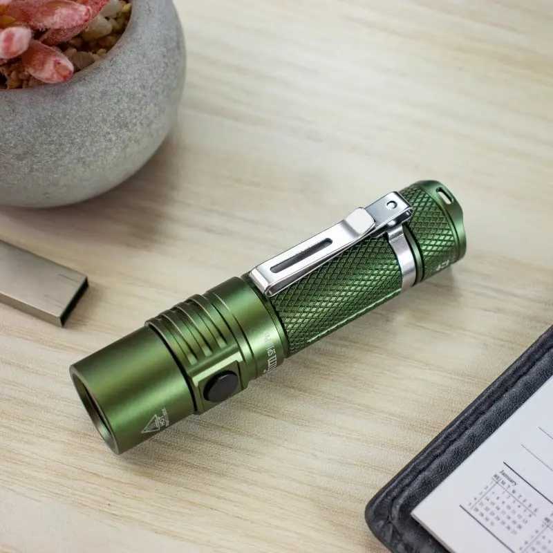 Sofirn SP10 V3.0 Mini LED Flashlight 14500 AA Pocket Flashlight LH351D 90 High CRI 5000K 1000lm Maximum Waterproof Mini Flashlight X241111