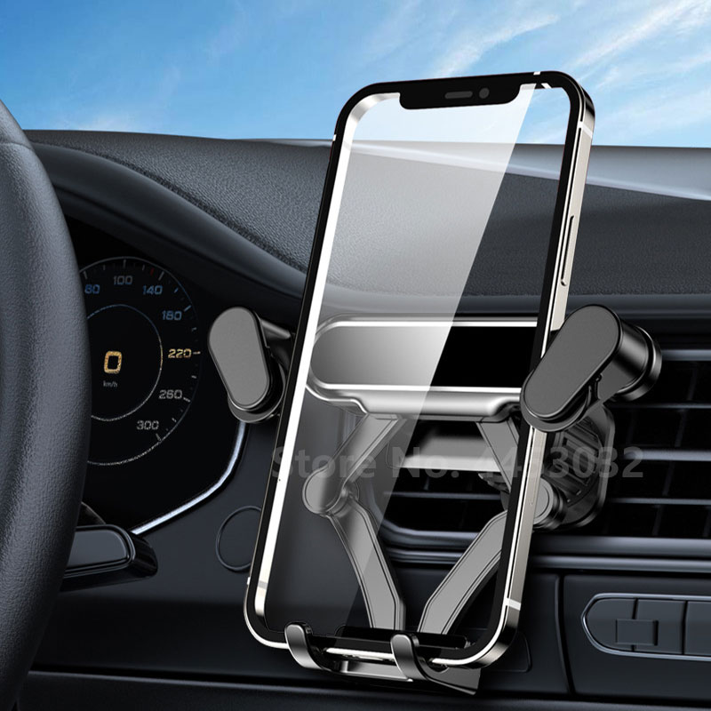 Special For Volvo XC60 Car Phone Holder Gravity Mobile Stand GPS Support Air Vent Mount Accessories 2018-2023