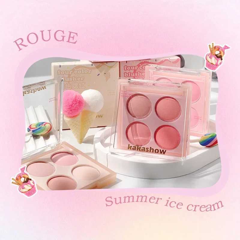 Korean Blush Pallete Expansive Color Brightening Face Contouring Shadow Blusher Long-lasting Tint Cheek Korean Makeup CosmeticsXJ241111