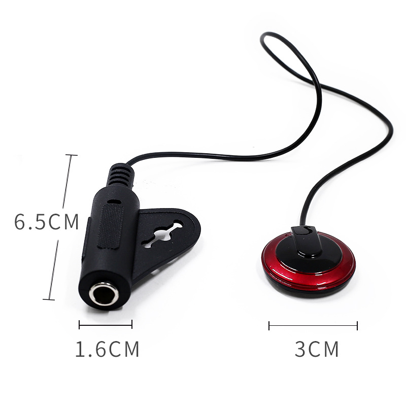 Guitar Pickup Professional Piezo Contact Microphone Pickup For Guitar Violin Banjo Mandolin Ukulel Guitar Accessories