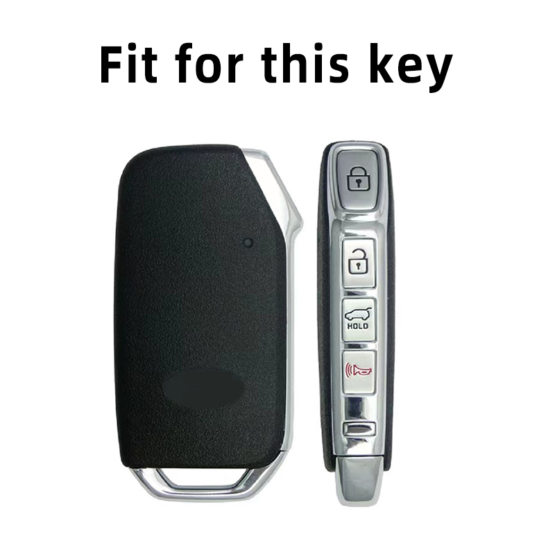 4 Buttons TPU Car Key Case Cover Shell Fob for KIA Sportage R GT Stinger Sorento Ceed Cerato Forte Niro Soul Telluride Keyless
