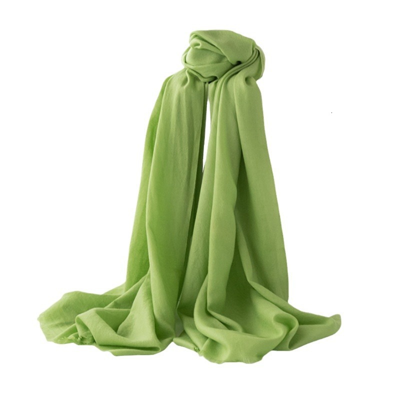 women's Carefully selected autumn and winter new scarf, fashionable elegant high-end solid color shawl