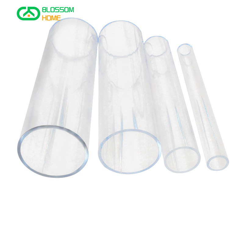 80mm OD x 70mm ID Transparent Round Acrylic Tube Plexiglass PMMA Material Through Pipe 250mm Length