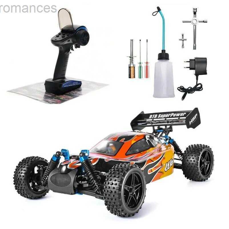 Electric/RC Car HSP RC 1 10 Scale 4wd Toys Two Speed Off Road Buggy Nitro Gas Power 94106 Warhead High Hobby Remote Control 240412
