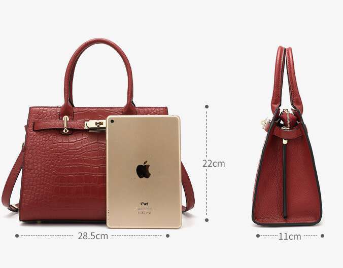 Same Style As Blogger Versatile New Fashion Large Capacity Women Leather Handbag Street Dressing