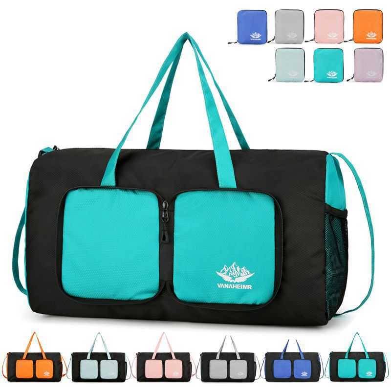 Portable Folding Storage Bag Hand Held Training Bag Mens and Womens Outdoor Short Distance Large Capacity Travel Bag
