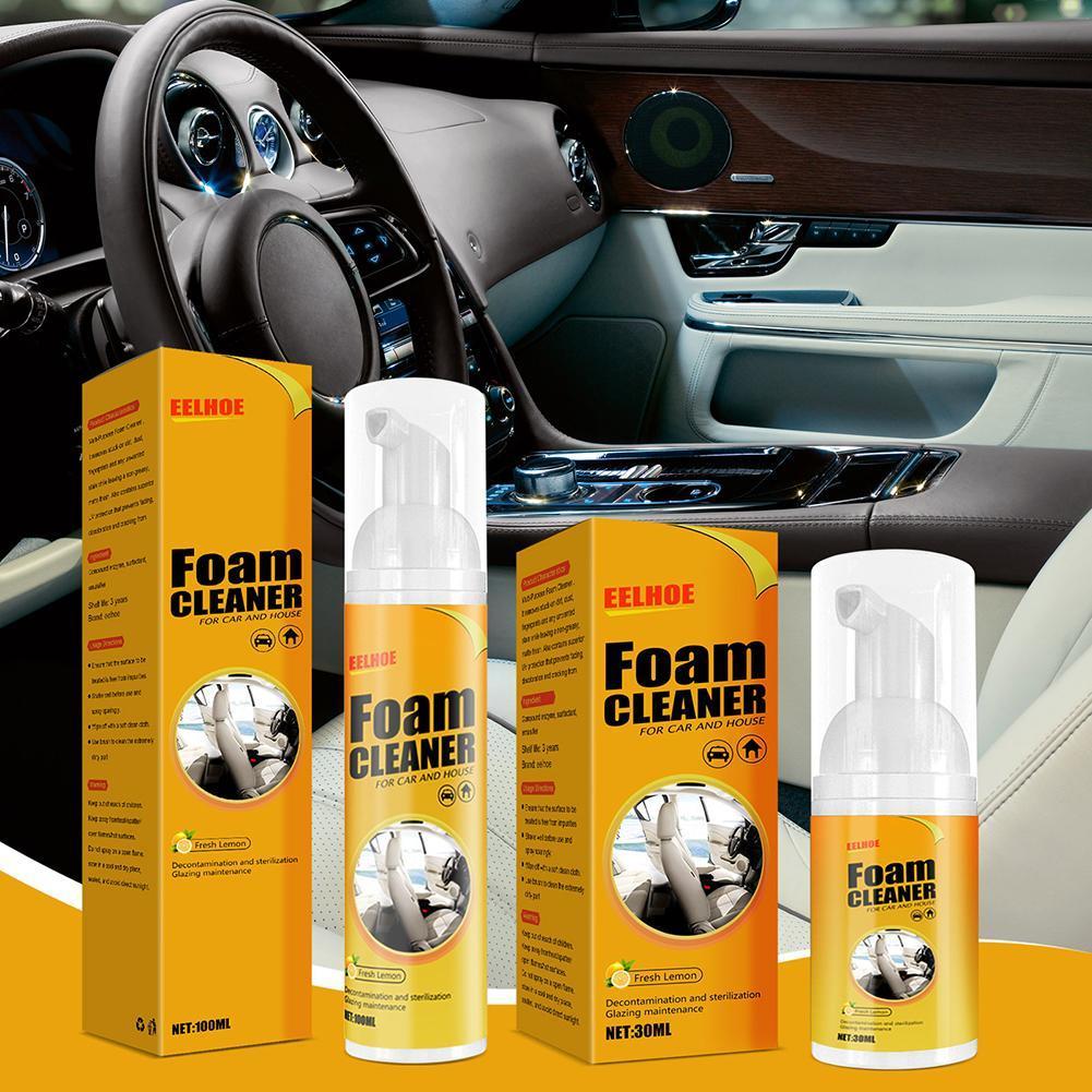 30/100ml Multi-Purpose Foam Cleaner Cleaning Tool Car Interior Home Cleaning Foam Cleaner Spray Automobiles Parts