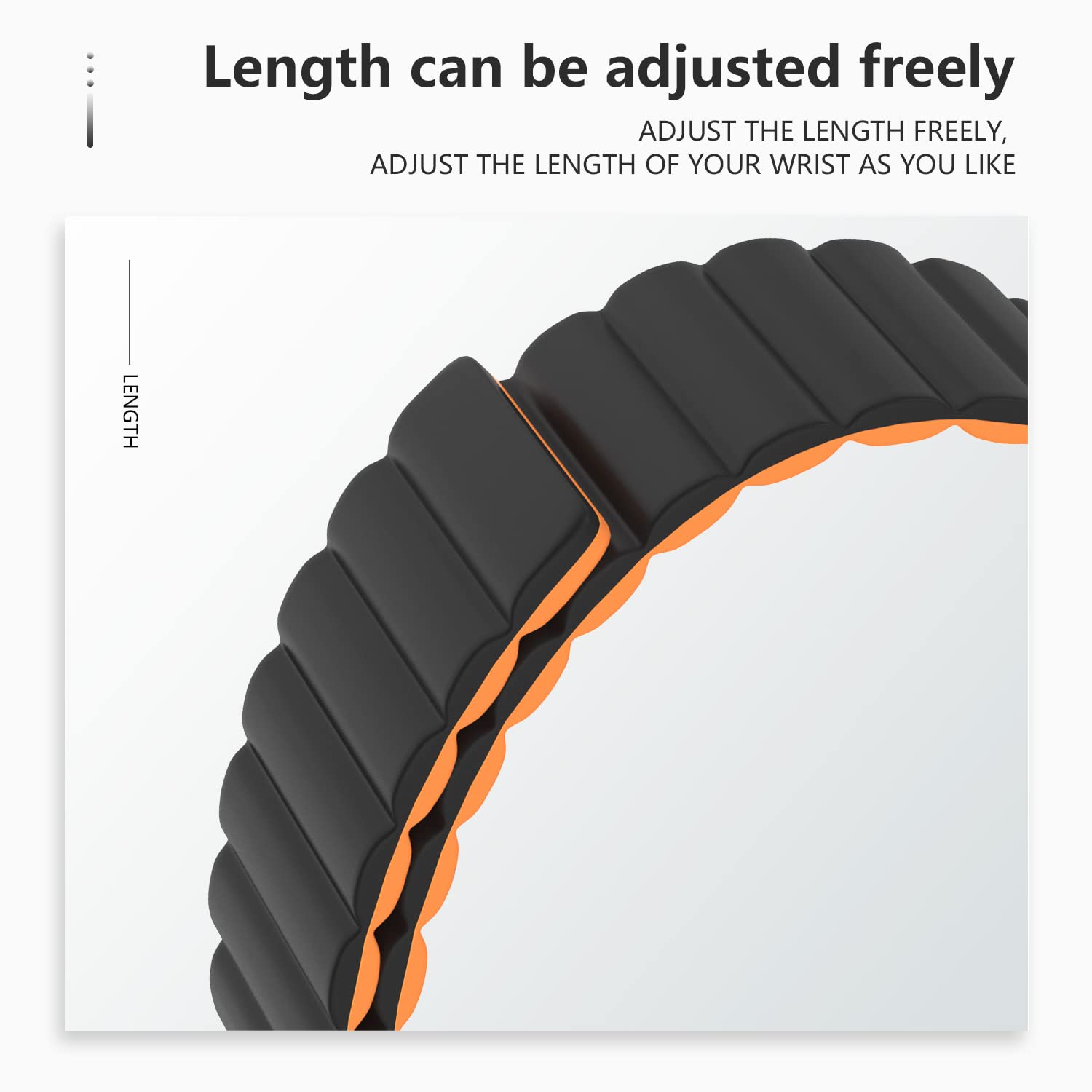 Magnetic strap For Apple watch band 45mm 44mm 49mm 40mm 41mm Silicone watchband Bracelet iWatch serie 3 5 4 SE 6 7 8 ultra