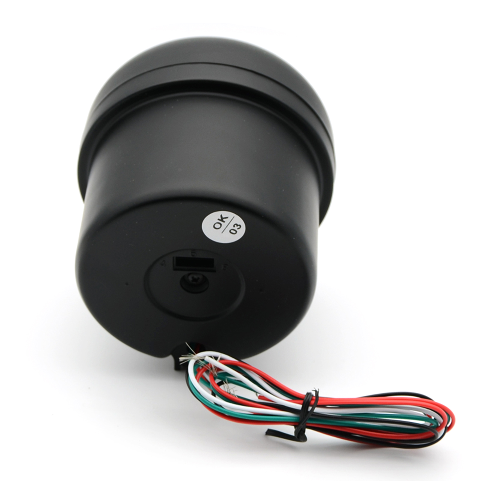 3.75inch Car Universal Black Tachometer Gauge Blue Inter light 0-8000 RPM For 1 2 3 4 5 6 7 8 Cylinder Gasoline Vehicles