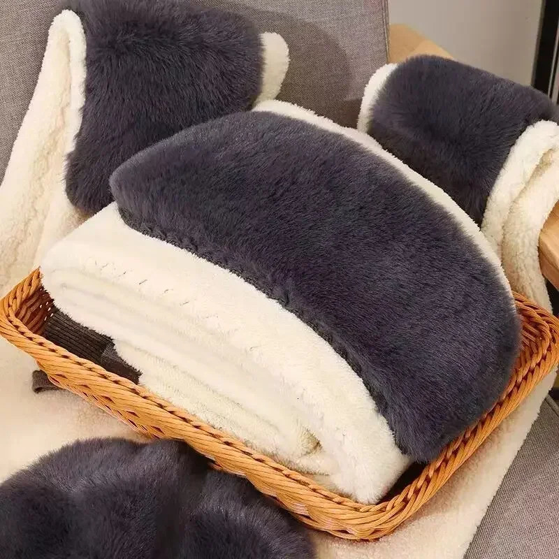 Winter Men Fleece Thickened Bottoms High Waist Warm Pants Sherpa Elastic Tights Leggings Thermos Underwear Trousers 241111