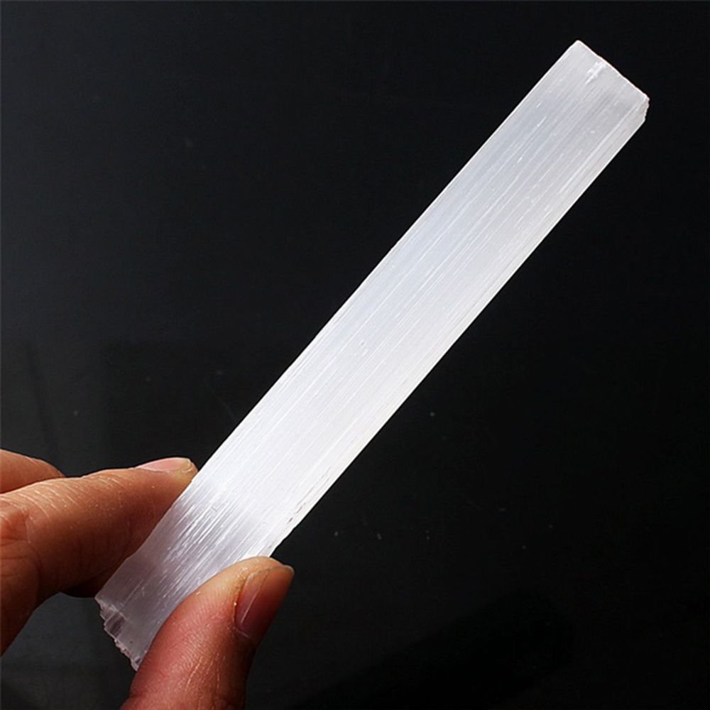 Jewelry Making Mineral Specimen Raw Gemstone Crystal Quartz White Selenite Wand Healing Stone Natural Gypsum Sticks