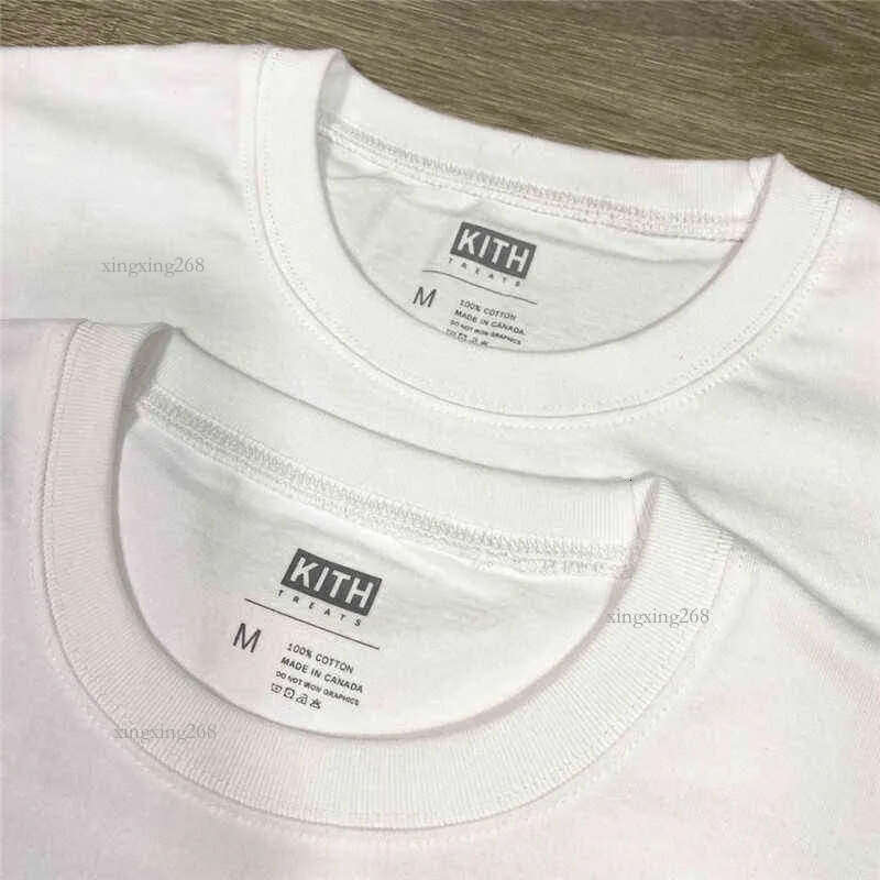 2021ss KITH TREATS LOCALE Tee T-shirt Men Women Vintage 1:1 High Quality White ice Tops Y220516