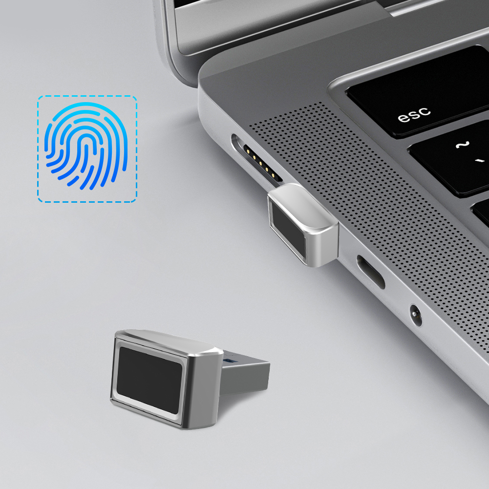 U6 Plus USB Fingerprint Reader for Windows 7 8 10 11 Hello PC Notebook Lock Biometric Scanner Password-Free Login Unlock Module