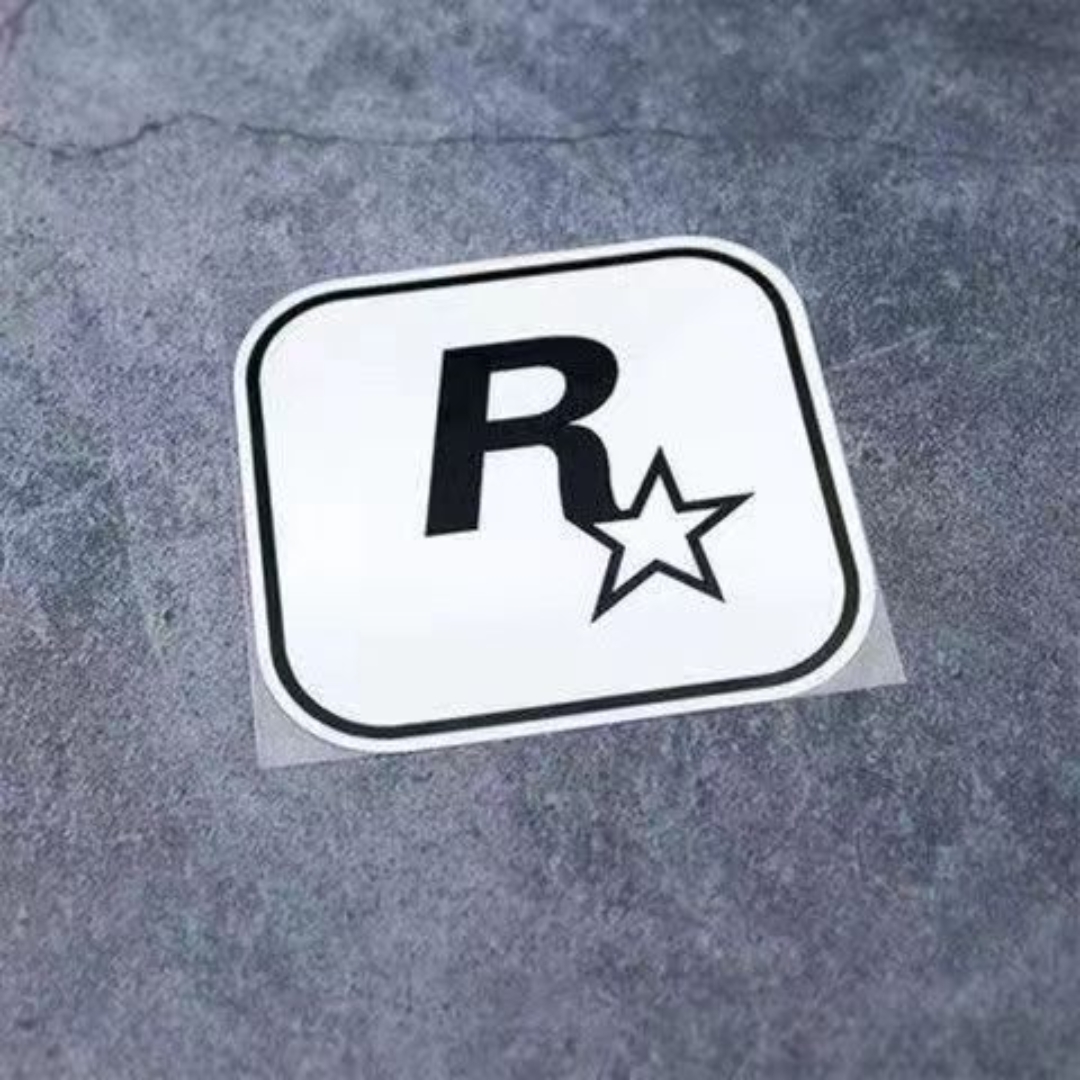 R Star Car Sticker Modified Electric Motorcycle GTA5 Grand Theft Auto Game Scratches Oil Car Tank Cover Decorative Sticker